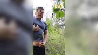 Seize Driver nagjakol sa gubat . outdoor wank . muntik na ako mahuli habang nilalabasan.