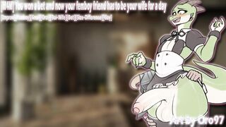 [M4M] You won a bet and now your femboy buddy has to be your wifey for a day