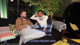 FIRST-EVER PORNO - VERSATILE SANS A CONDOM HOOK-UP WITH A BUDDY'S BF - MAXIME HORNS